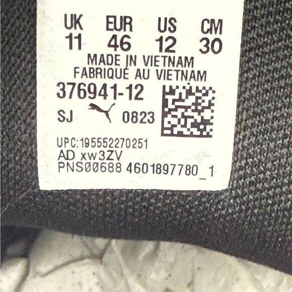 Puma x LaMelo Ball MB.01 Lo Size 12 Black Basketball Sneakers Shoes NIB - Picture 11 of 16